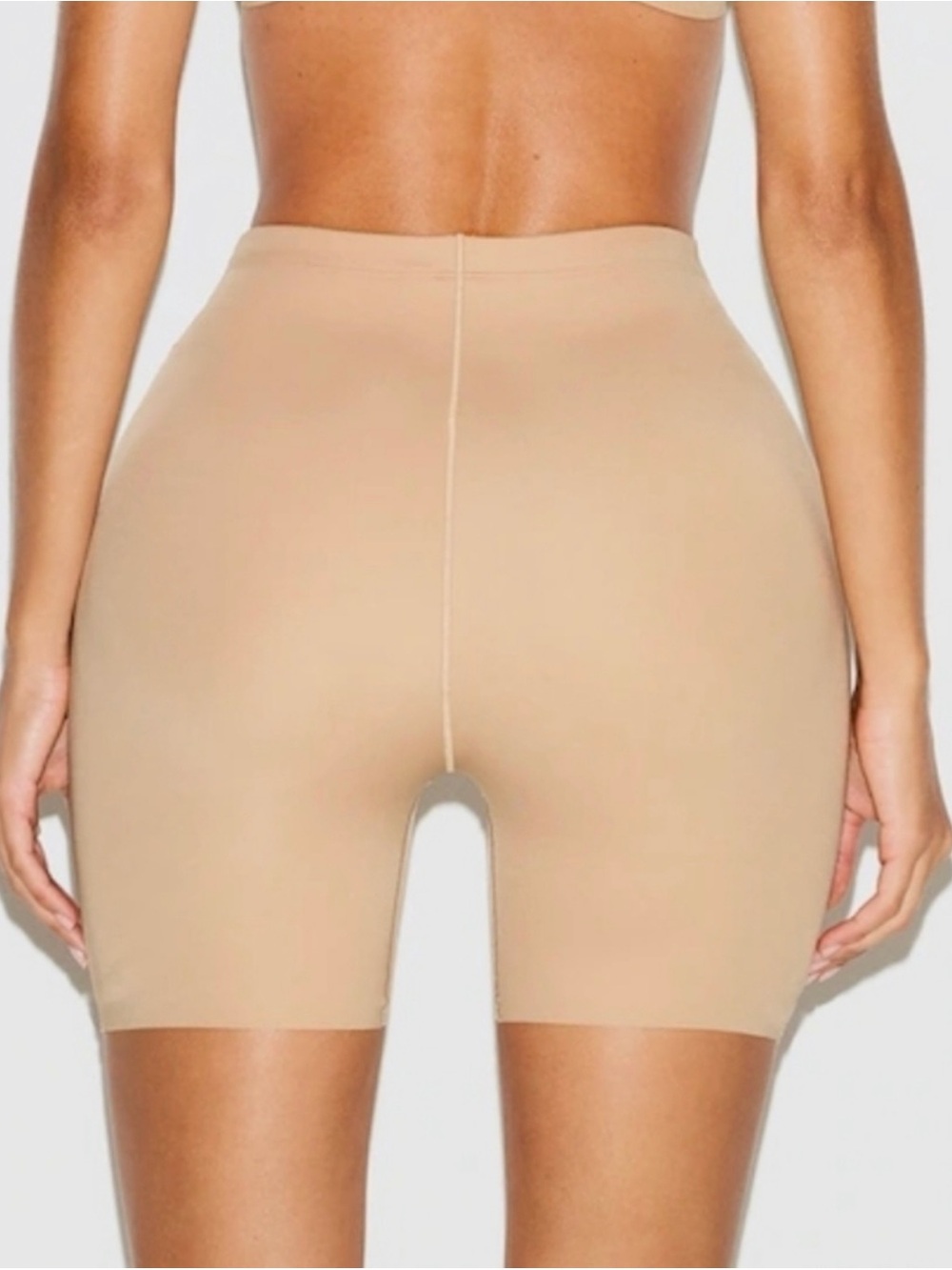 SKIMS Body Butt And Hip Enhancing Mid Thigh Short Clay Women X-Small NEW